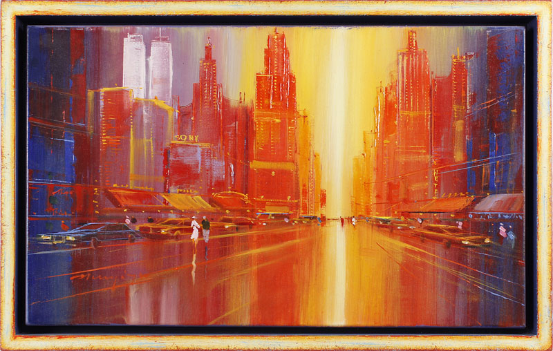 Menzinger - Citylife - Originalgemälde 