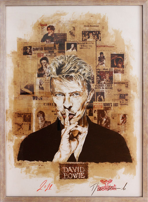 Thomas Jankowski - DAVID BOWIE - Original Mischtechnik (Unikat)