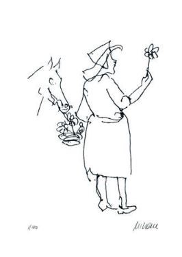 Armin Mueller-Stahl - BLUMENFREUNDE - Original Lithografie - limitiert und handsigniert Armin Mueller-Stahl - BLUMENFREUNDE - Original Lithografie - limitiert und handsigniert