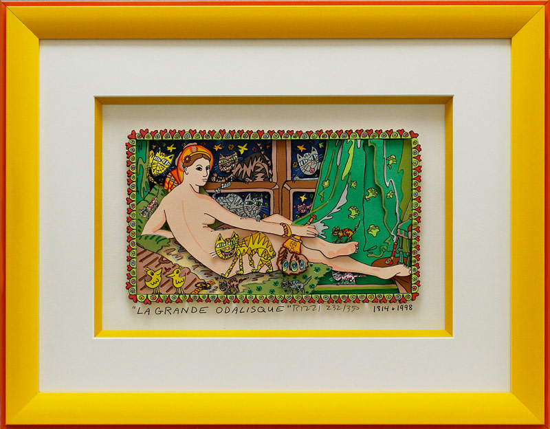 james-rizzi-la-grande-odalisque-gerahmt-kunst-3d