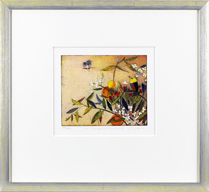 jutta-votteler-im-orangenbleutenduft-gerahmt-kunst-farbradierung