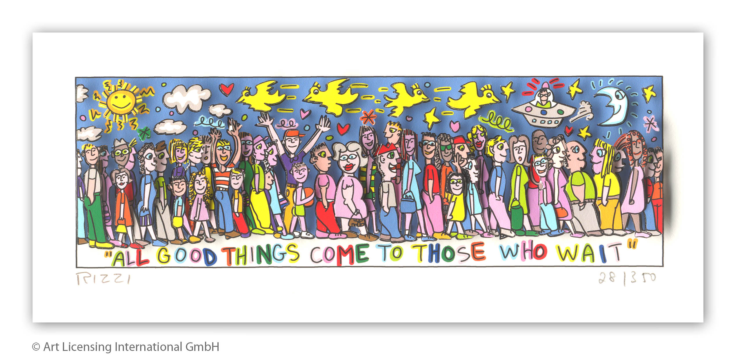 James rizzi all good things come to those who wait 