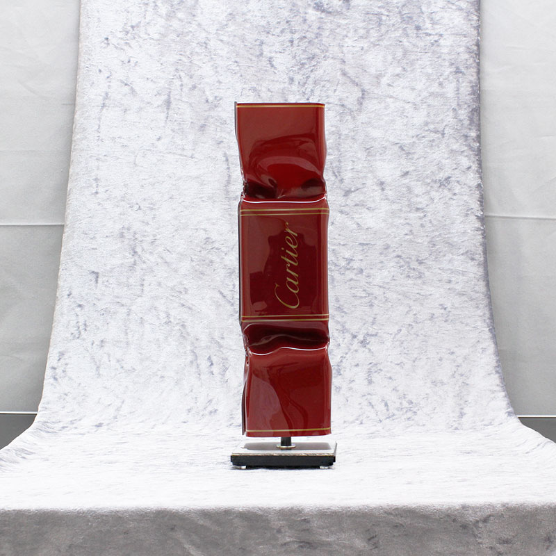 Michael Daniels - LIQUID POP ART - CARTIER - original handgemachte ART CANDY SKULPTUR