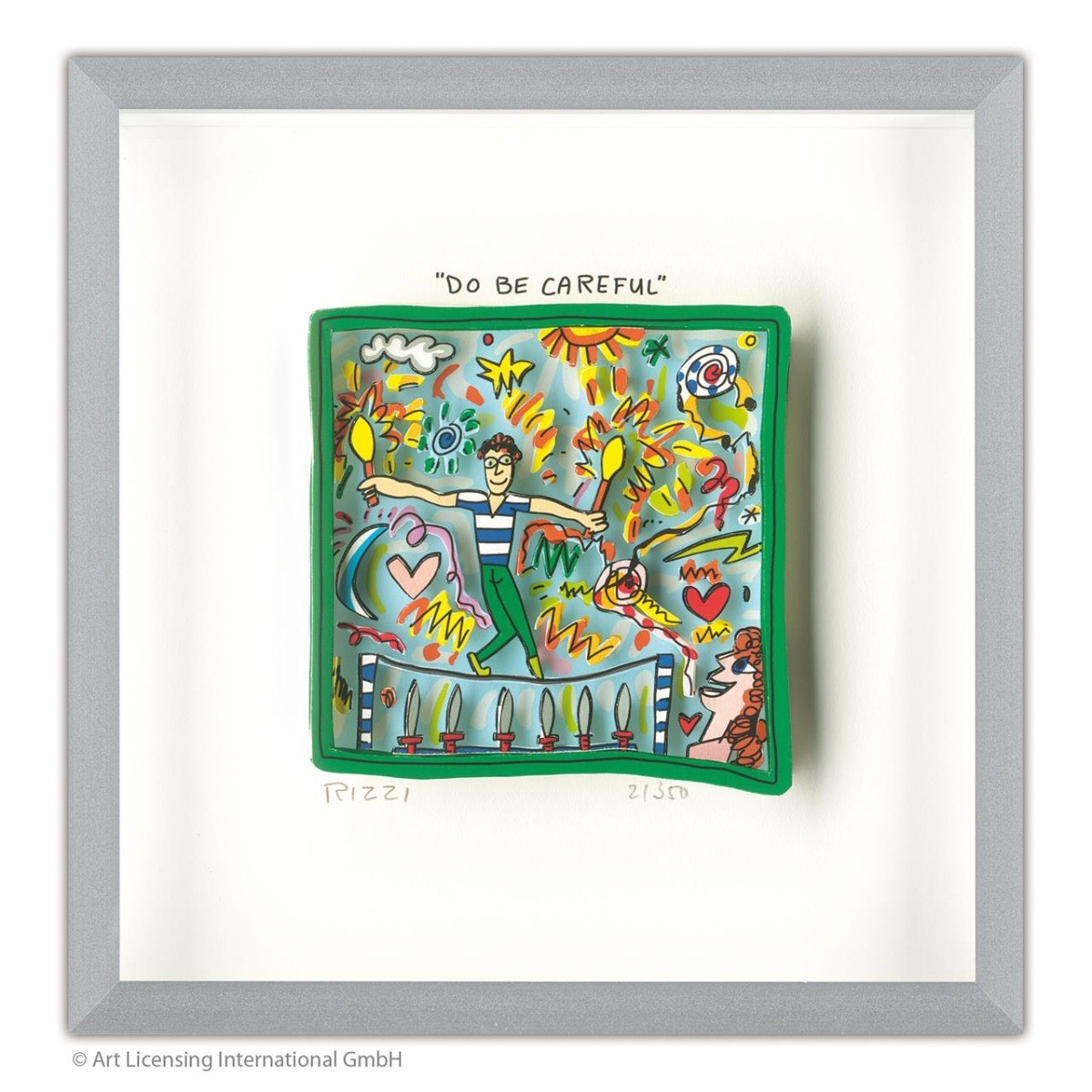 james-rizzi-desert-life-gerahmt-kunst-3d