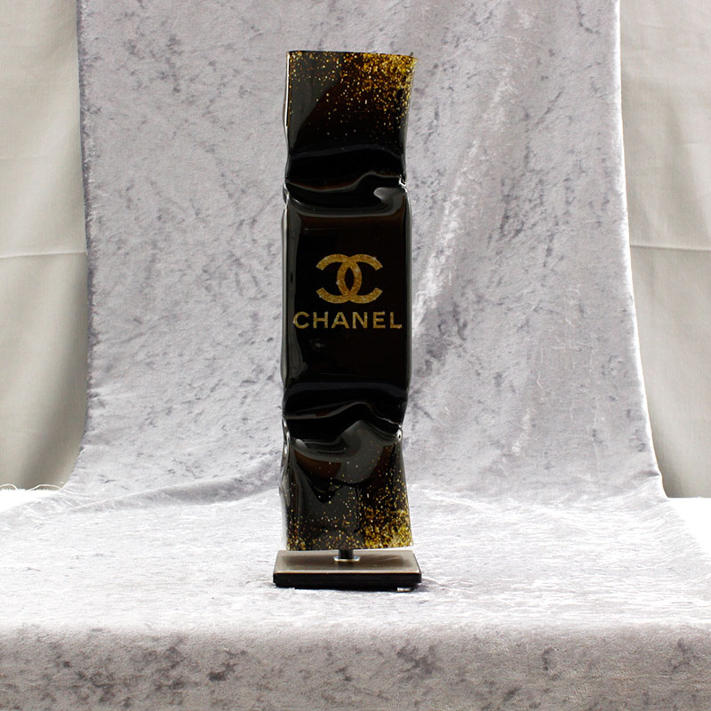 Michael Daniels - LIQUID POP ART - COCO CHANEL - original handgemachte ART CANDY SKULPTUR