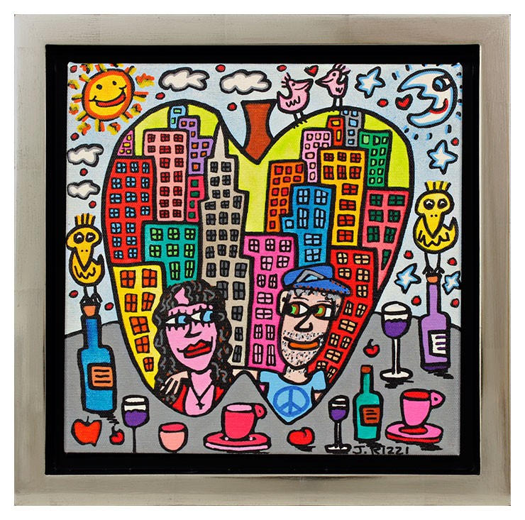 James Rizzi YOU ARE THE APPLE OF MY EYE - 2D-Pigmentdruck