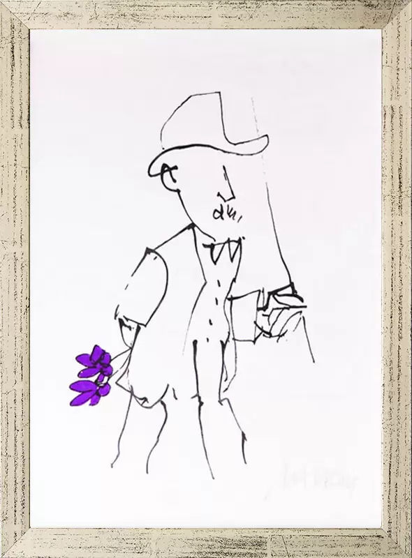 armin-mueller-stahl-gratulation-violett-gerahmt-kunst-art