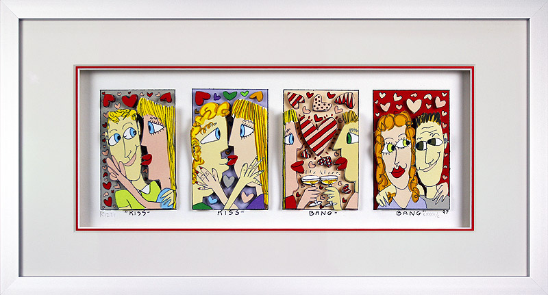 版画 JAMES RIZZI KISS-KISS-BANG-BANG 350/61 JAMES RIZZI KISS-KISS-BANG-BANG 350/61
