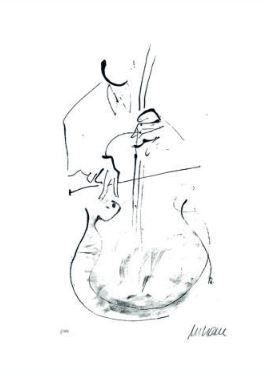 Armin Mueller-Stahl - PLAY BACH - Original Lithografie - limitiert und handsigniert Armin Mueller-Stahl - PLAY BACH - Original Lithografie - limitiert und handsigniert