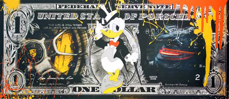 SKYYLOFT - Porsche Donald Duck Smoking Dollar