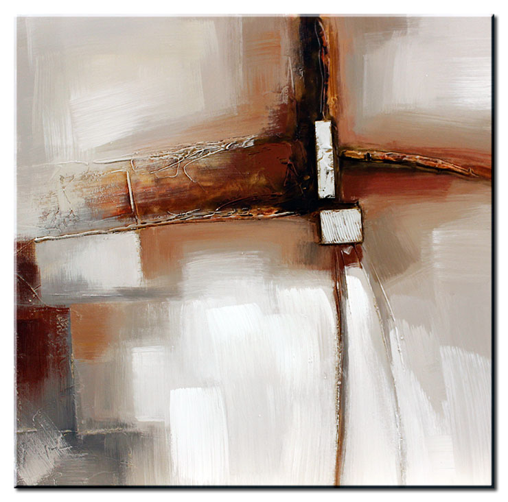 Abstract Crossing - Modernes Leinwandbild Modernes Leinwandbild - Abstract Crossing - Mischtechnik