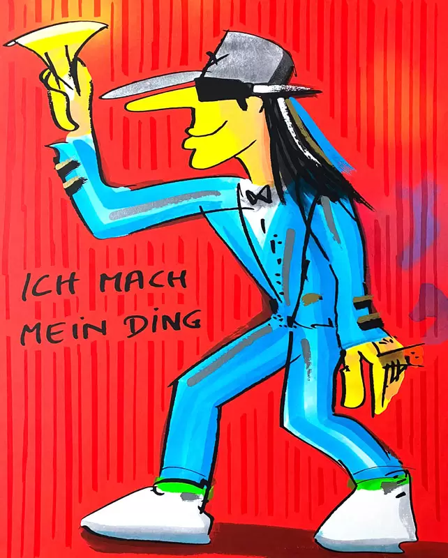 Udo Lindenberg - ICH MACH MEIN DING - Edition 2023 - original Grafik handsigniert