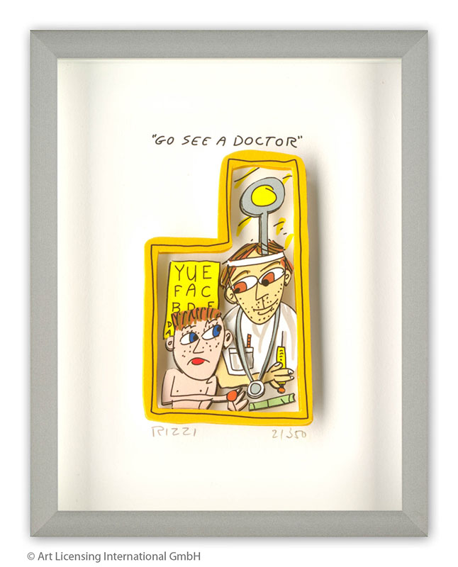 james-rizzi-go-see-a-doctor-gerahmt-kunst-3d