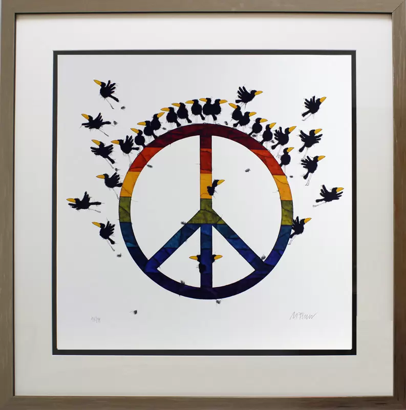 Michael Ferner - PEACE - Original Grafik