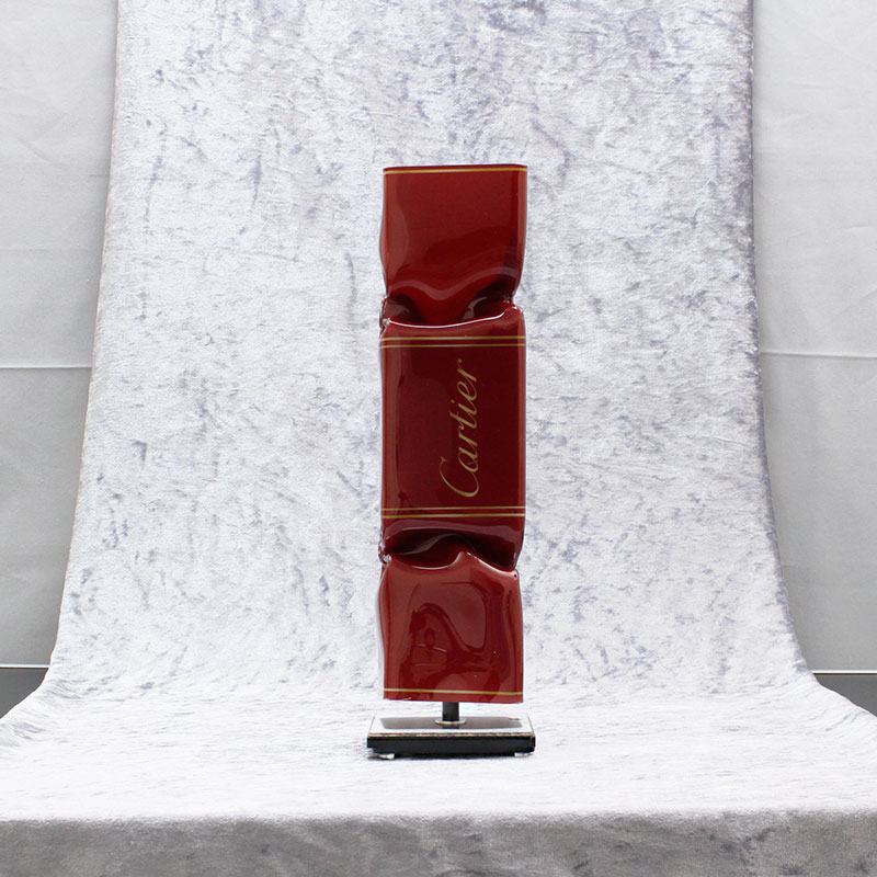 Michael Daniels - LIQUID POP ART - CARTIER - original handgemachte ART CANDY SKULPTUR