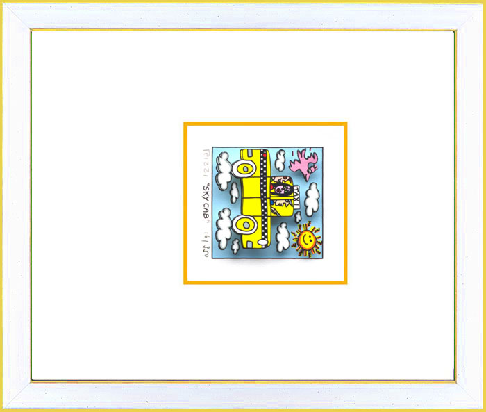 james-rizzi-sky-cab-gerahmt-kunst-3d