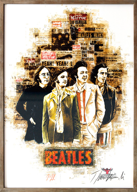 Thomas Jankowski - BEATLES Original Mischtechnik (Unikat)