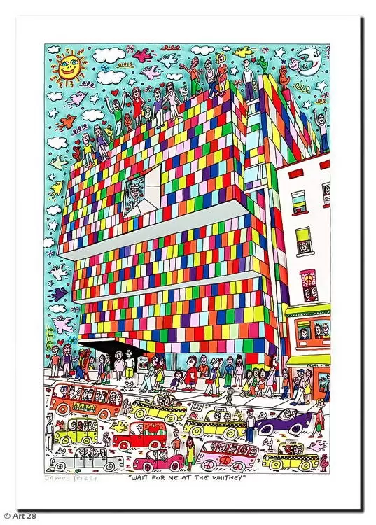 james-rizzi-wait-for-me-at-the-whitney-ungerahmt-kunst-3d