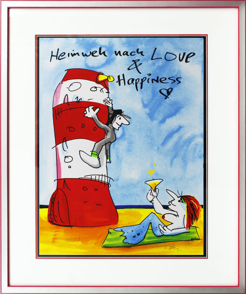 Udo Lindenberg Heimweh nach Love & Happiness - Original Grafik 