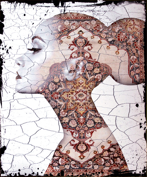 Hans Jochem Bakker - Oriental Illusion - Giclée auf Leder und Alu Dibond