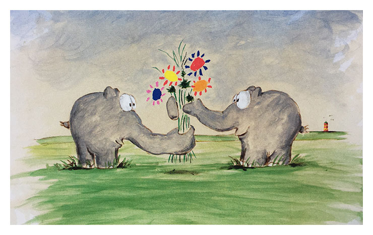 otto-waalkes-statt-blumen-ungerahmt-ottifant-kunst-art