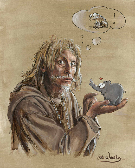 otto-waalkes-catweazle-ungerahmt-ottifant