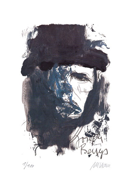 Armin Mueller-Stahl - Joseph Beuys - Original Lithografie - limitiert und handsigniert