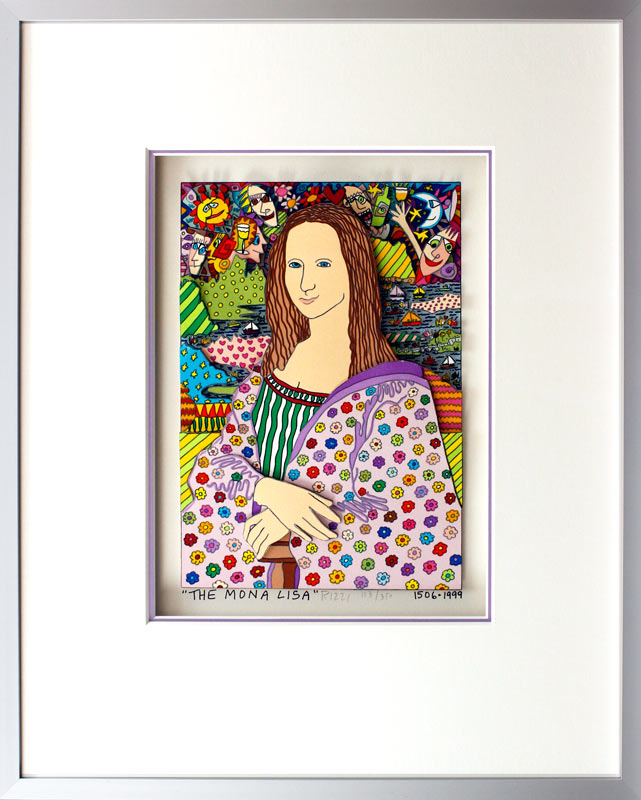 James Rizzi Bilder - THE MONA LISA - HANDSIGNIERT