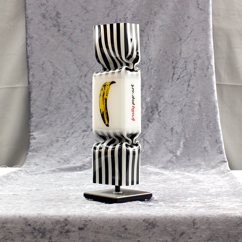 Ad van Hassel - ART CANDY TOFFEE - ANDY WARHOL - FRUITY POP ART original handgemachte ART CANDY SKULPTUR