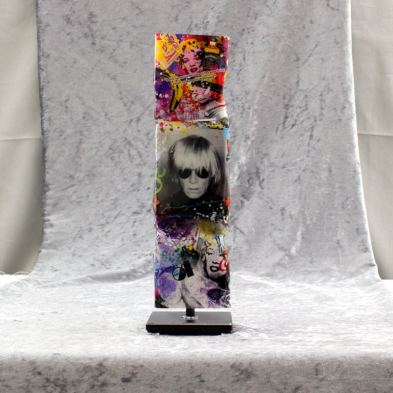 Ad van Hassel - ART CANDY TOFFEE - POP ART ANDY WARHOL - original handgemachte ART CANDY SKULPTUR