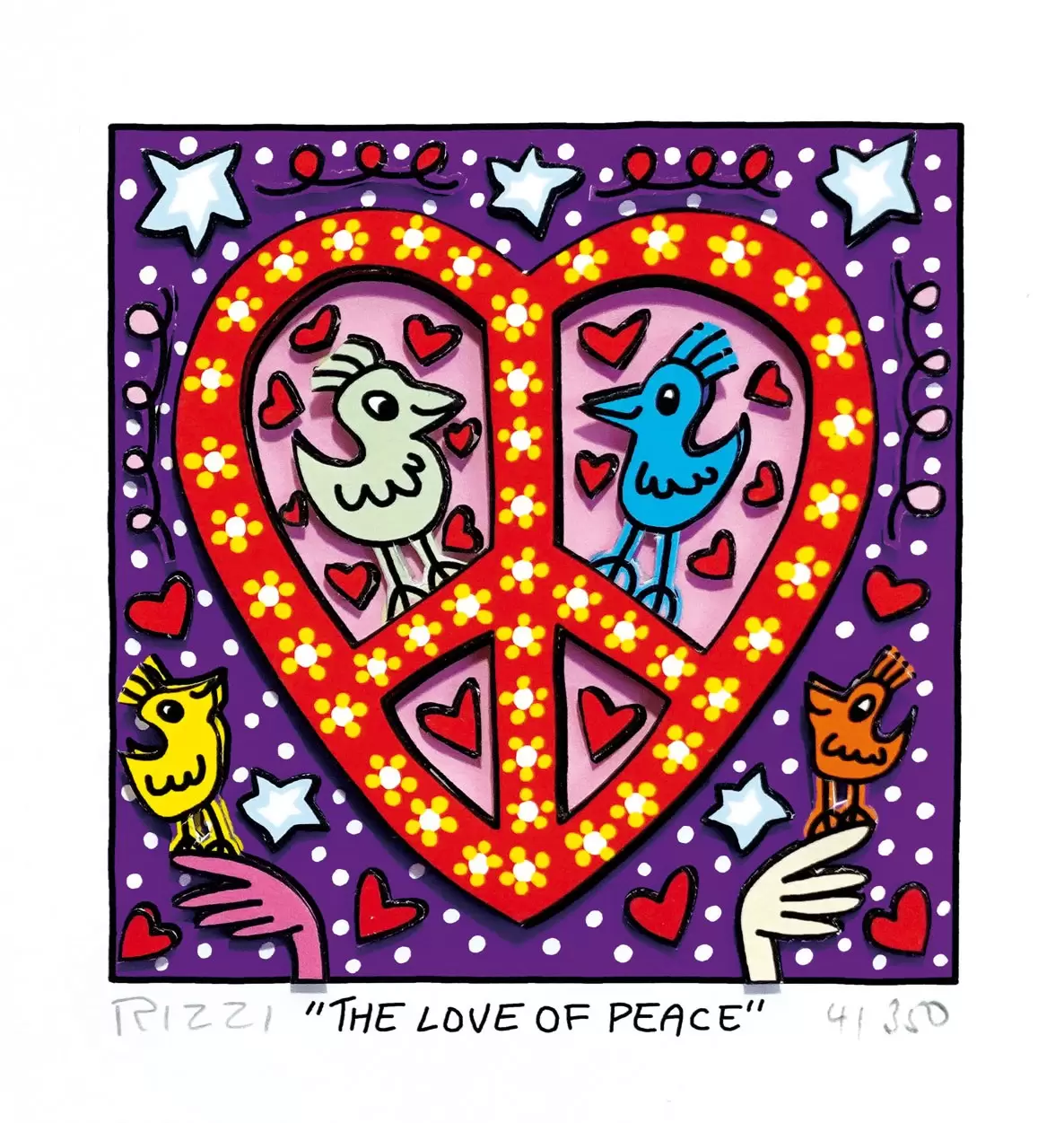 james-rizzi-the-love-of-peace-ungerahmt-kunst-3d