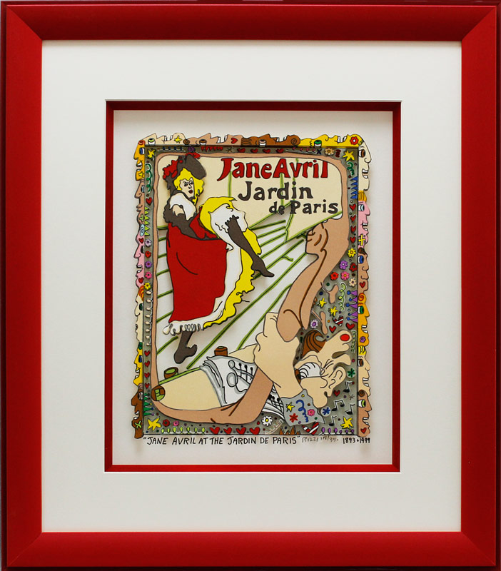 james-rizzi-jane-avril-at-the-jardin-de-paris-gerahmt-kunst-3d