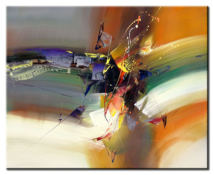 Totti Moreno Leinwandbild - Collision Course-30 x 40 cm