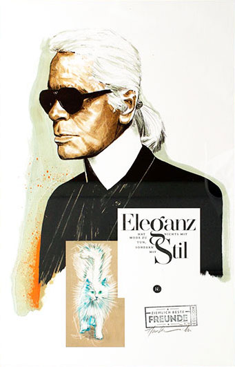Thomas Jankowski - KARL LAGERFELD - original MISCHTECHNIK Thomas Jankowski - KARL LAGERFELD - original MISCHTECHNIK