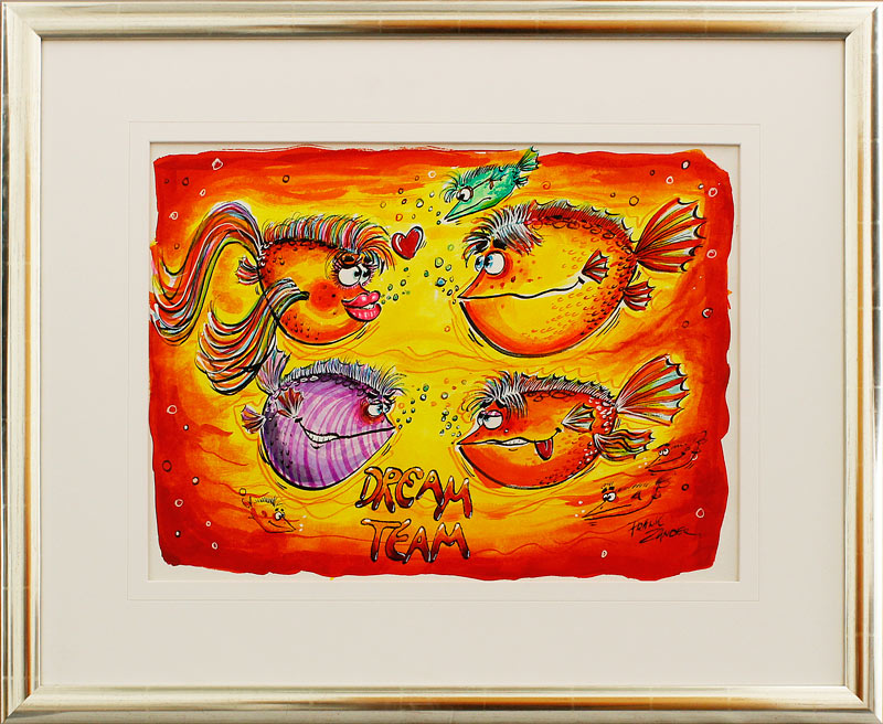 frank-zander-dream-team-unikat-gerahmt-kunst