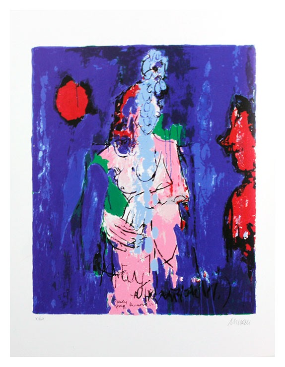 Armin Mueller-Stahl - Lady Gray - Heinrich VI. Armin Mueller-Stahl - Shakespeares Mädchen und Frauen - Mappenwerk in 9 Siebdrucken - Original Siebdrucke handsigniert
