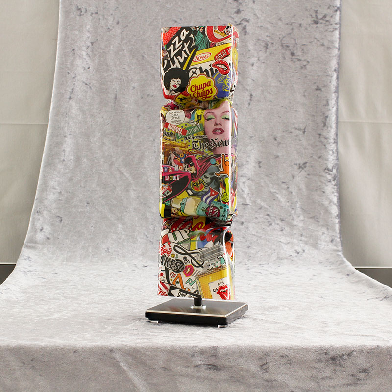 Michael Daniels - LIQUID POP ART - FAMOUS USA - original handgemachte ART CANDY SKULPTUR
