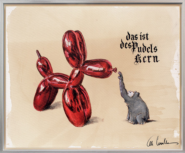 otto-waalkes-des-pudels-kern-i-gerahmt-jeff-koons