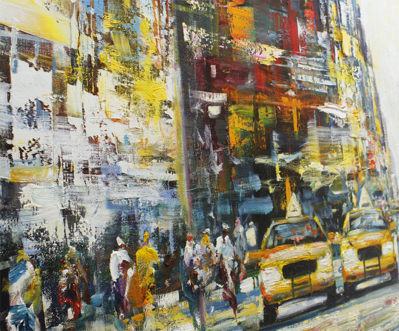 Christian Henze - Times Square - original Gemälde auf Leinwand