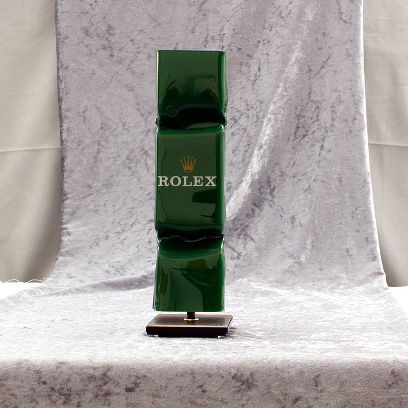 Michael Daniels - LIQUID POP ART - ROLEX - original handgemachte ART CANDY SKULPTUR