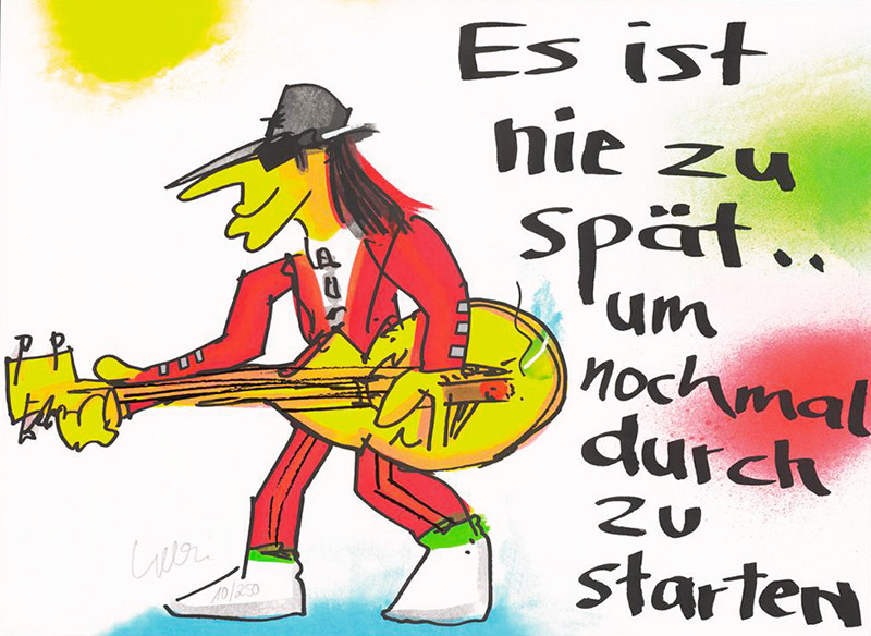 Es Ist Nie Zu Spät Unpünktlich Zu Sein Udo LINDENBERG - Es ist NIE zu spät noch einmal durchzustarten