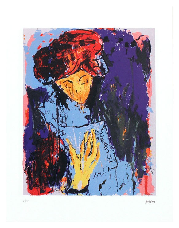 Armin Mueller-Stahl - Julia - Romeo und Julia Armin Mueller-Stahl - Shakespeares Mädchen und Frauen - Mappenwerk in 9 Siebdrucken - Original Siebdrucke handsigniert