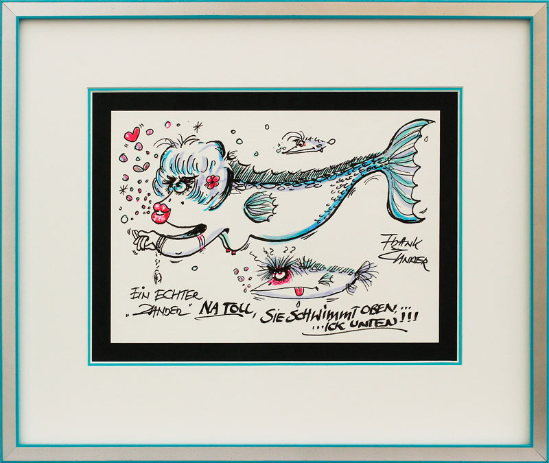 frank-zander-na-toll-sie-schwimmt-oben-gerahmt-kunst-art