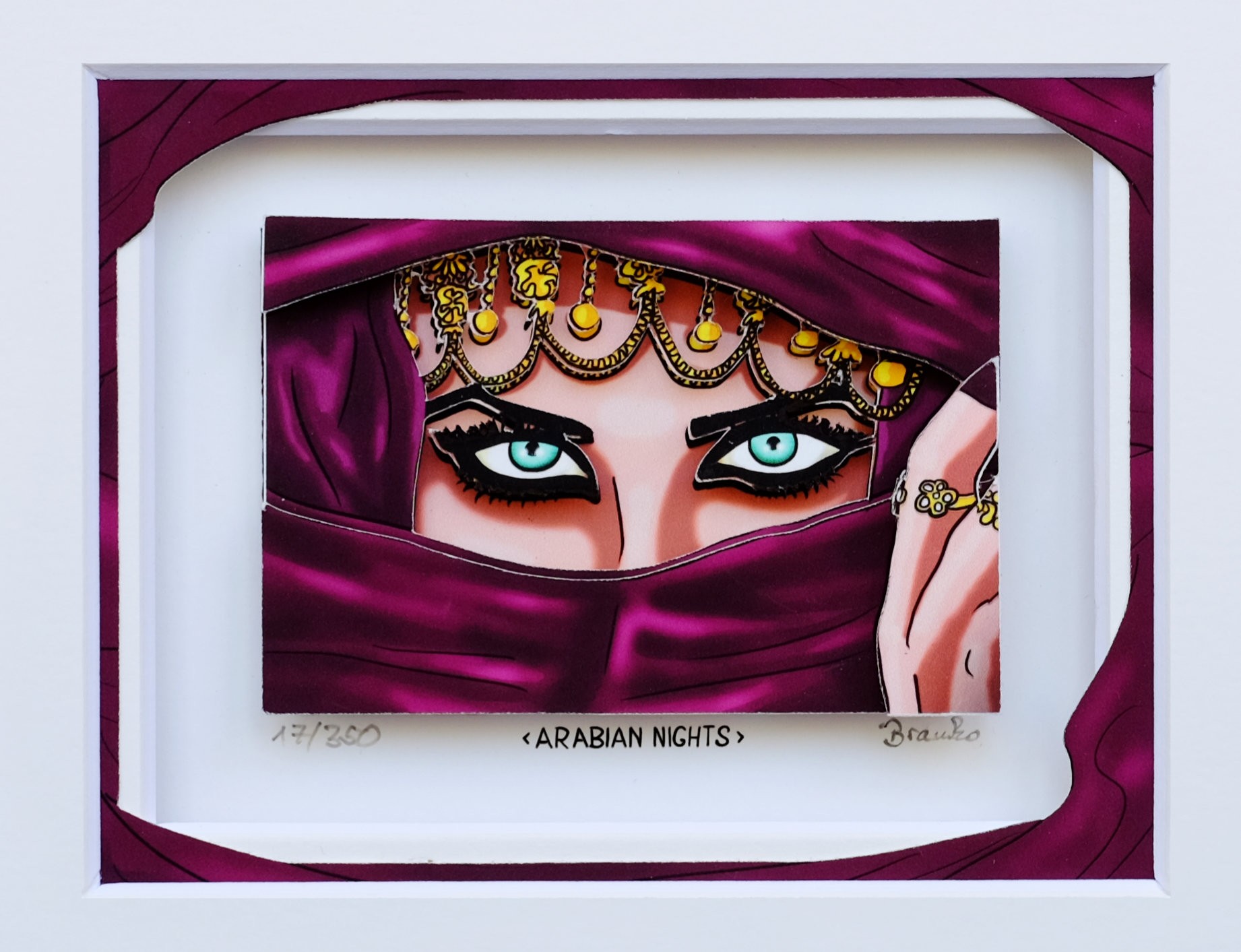 Branko - ARABIAN NIGHTS - Original 3D Bild handsigniert