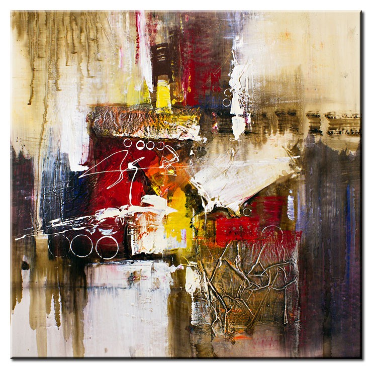Totti Moreno Leinwandbild - Mixed Variations-30 x 30 cm